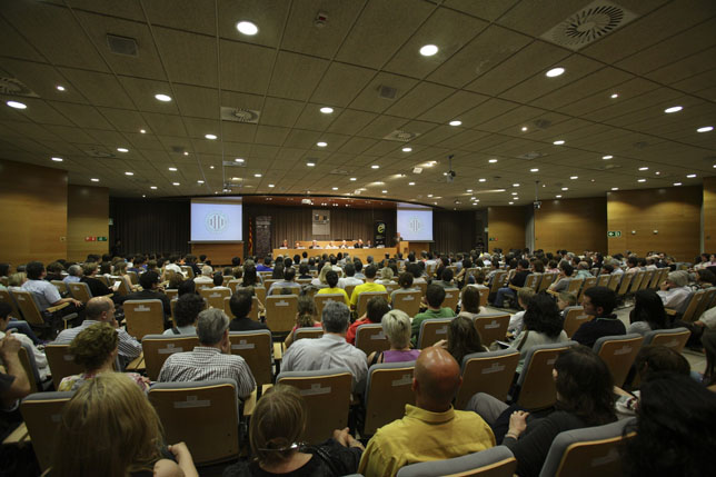 Vista general de la sala d'actes